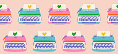 Ruby Star Society - Best Day Ever - Typewriters Novelty Kitsch Retro Vintage - Pink Ruby Star Society - Best Day Ever - Typewriters Novelty Kitsch Retro Vintage - Pink