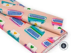 Ruby Star Society - Best Day Ever - Typewriters Novelty Kitsch Retro Vintage - Pink