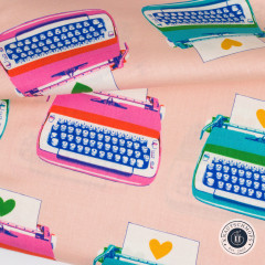 Ruby Star Society - Best Day Ever - Typewriters Novelty Kitsch Retro Vintage - Pink