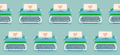 Ruby Star Society - Best Day Ever - Typewriters Novelty Kitsch Retro Vintage - Turquoise Ruby Star Society - Best Day Ever - Typewriters Novelty Kitsch Retro Vintage - Turquoise