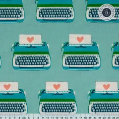 Ruby Star Society - Best Day Ever - Typewriters Novelty Kitsch Retro Vintage - Turquoise