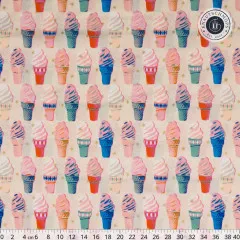 Ruby Star Society - Best Day Ever - Ice Cream Novelty Kitsch Retro Vintage - Metallic Natural