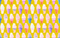 Ruby Star Society - Best Day Ever - Ice Cream Novelty Kitsch Retro Vintage - Metallic Golden Ruby Star Society - Best Day Ever - Ice Cream Novelty Kitsch Retro Vintage - Metallic Golden