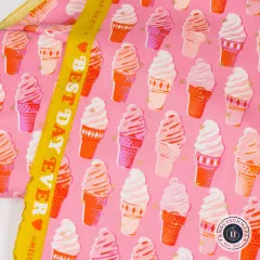 Ruby Star Society - Best Day Ever - Ice Cream Novelty Kitsch Retro Vintage - Metallic Posy