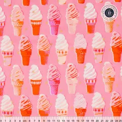 Ruby Star Society - Best Day Ever - Ice Cream Novelty Kitsch Retro Vintage - Metallic Posy