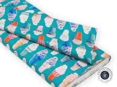 Ruby Star Society - Best Day Ever - Ice Cream Novelty Kitsch Retro Vintage - Metallic Turquois