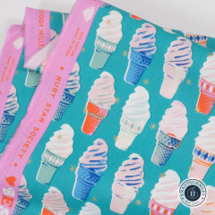 Ruby Star Society - Best Day Ever - Ice Cream Novelty Kitsch Retro Vintage - Metallic Turquois