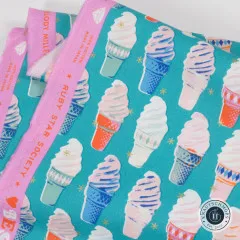 Ruby Star Society - Best Day Ever - Ice Cream Novelty Kitsch Retro Vintage - Metallic Turquois