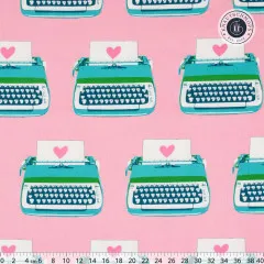 Canvas - Ruby Star Society - Best Day Ever - Typewriters Canvas Novelty Kitsch Retro - Posy