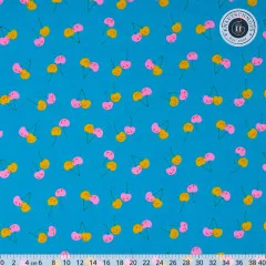 Ruby Star Society - Trinketry - Cherry Friends Novelty Fruit Food Kitchen - Bright Blue