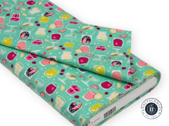 Cotton&Steel Fabrics - Colors & Cravings - Cocktail Hour - Best Day Ever Fabric