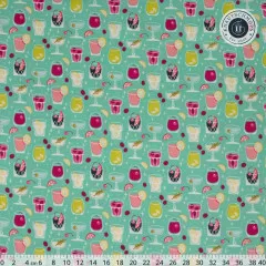 Cotton&Steel Fabrics - Colors & Cravings - Cocktail Hour - Best Day Ever Fabric