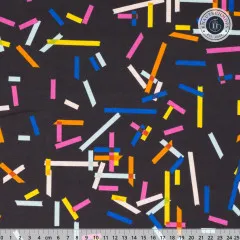 Ruby Star Society - Salutations - Washi Yardage - Soft Black