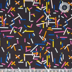 Ruby Star Society - Salutations - Washi Yardage - Soft Black