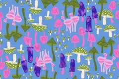 Ruby Star Society - Hello Alice - Mushroom Land Novelty Nature Kitsch - Lindley Blue