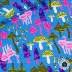 Ruby Star Society - Hello Alice - Mushroom Land Novelty Nature Kitsch - Lindley Blue