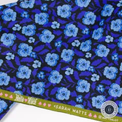 Ruby Star Society - Hello Alice - Violets Florals Novelty - Black