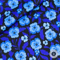 Ruby Star Society - Hello Alice - Violets Florals Novelty - Black