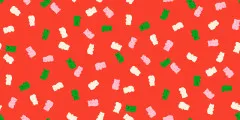 Ruby Star Society - Merry Happy - Merry Gummies Christmas Novelty Gummy Bears Candy - Lollipop