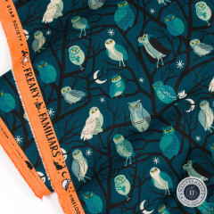 Ruby Star Society - Freaky Familiars - Who Cooks For You Novelty Owls Nature Trees - Galaxy