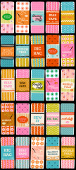 Ruby Star Society - 800 Notion - Sew Cute Novelty Ephemera Trims Vintage Retro - Soft Black