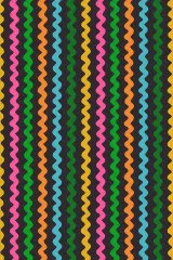 Ruby Star Society - 800 Notion - Ric Rac Novelty Retro Vintage Stripe - Soft Black