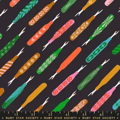 Ruby Star Society - 800 Notion - Seam Rippers Novelty Retro Vintage Sewing Notions - Soft Black