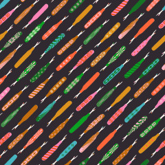 Ruby Star Society - 800 Notion - Seam Rippers Novelty Retro Vintage Sewing Notions - Soft Black