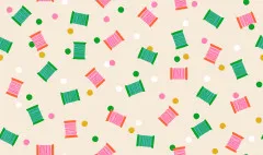 Ruby Star Society - 800 Notion - Spools Retro Vontage Sewing Notions Thread - Shell