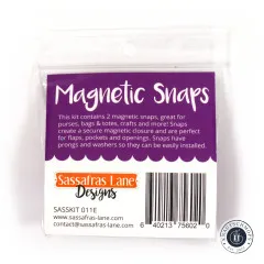 Sassafras Lane Designs - Magnetic Snaps - Purple