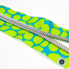Sassafras Lane Designs - Reißverschluss #5 - Lime Pebble - Nickel