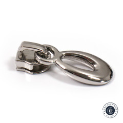 Simply Classic - Zipper Pulls - Teardrop #5 - Nickel