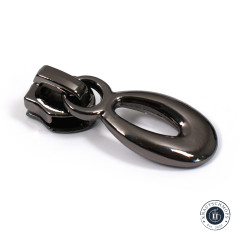 Simply Classic - Zipper Pulls - Teardrop #5 - Gunmetal