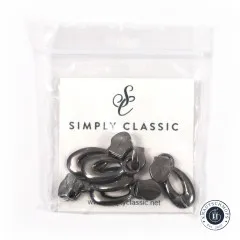 Simply Classic - Zipper Pulls - Teardrop #5 - Gunmetal