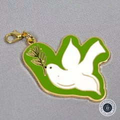 Reißverschluss-Anhänger (Zipper Charms) - Moda - Weihnachtsbaum und Taube