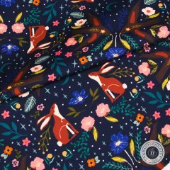 Art Gallery Fabrics - Starling - Moonlit Forest Dusk
