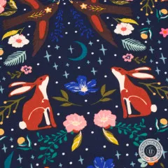 Art Gallery Fabrics - Starling - Moonlit Forest Dusk