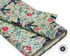 Art Gallery Fabrics - Starling - Moonlit Forest Dawn