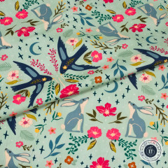 Art Gallery Fabrics - Starling - Moonlit Forest Dawn Art Gallery Fabrics - Starling - Moonlit Forest Dawn