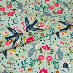 Art Gallery Fabrics - Starling - Moonlit Forest Dawn