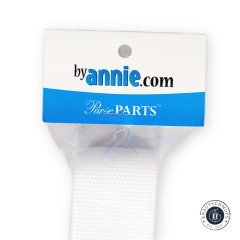 ByAnnie's - 1.5inch, 3Yard Strapping, white (Gurtband)