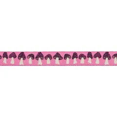 Ruby Star Society Webband 5/8" - Mushrooms - Best of Sarah Watts