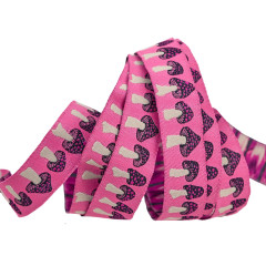 Ruby Star Society Webband 5/8" - Mushrooms - Best of Sarah Watts