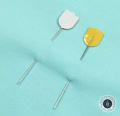 Tulip Hiroshima Needles - Cellulose Head Pins Tulip gelb