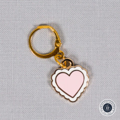 Sarah Hearts - Zipper Charm - Sweet Heart Enamel Stitch Marker Sarah Hearts - Zipper Charm - Sweet Heart Enamel Stitch Marker