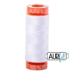 Aurifil 50wt Baumwollgarn - White