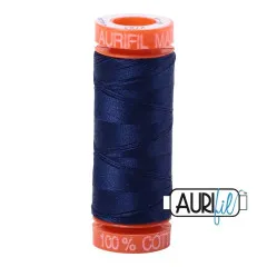 Aurifil 50wt Baumwollgarn - Dark Navy