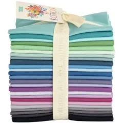 Tilda Fat Quarter Bundle - Solids Cool Colors