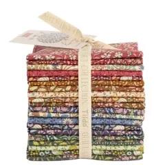 Das Fat-Eight-Bundle von vorne mit allen 20 floralen Designs in Beere-, Ocker-, Violett- und Grüntönen.