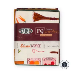 Frontalansicht des gefalteten Bundles mit Banderole Season and Spice.